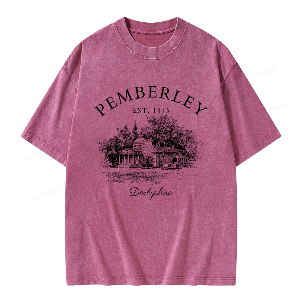 Pagewings Pemberley Unisex Washed T-shirt