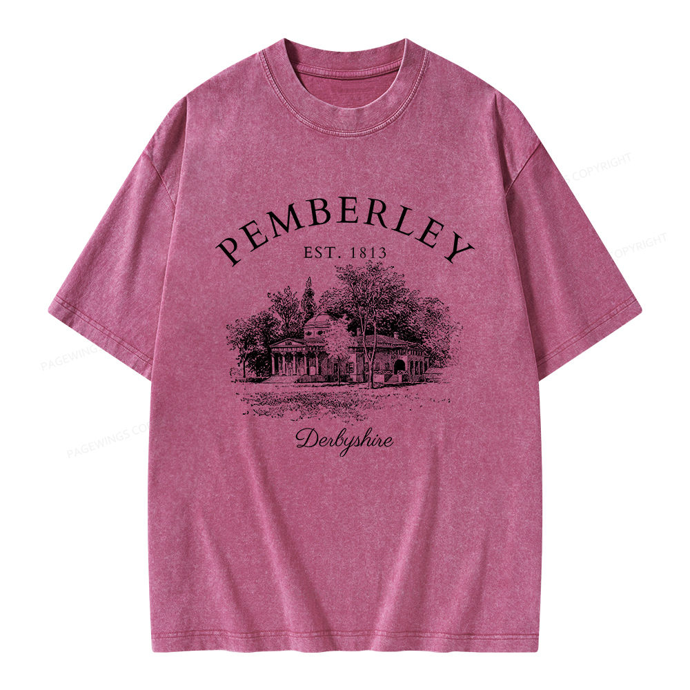 Pagewings Pemberley Unisex Washed T-shirt