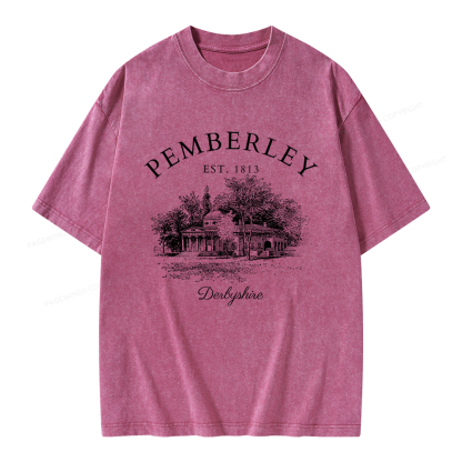 Pagewings Pemberley Unisex Washed T-shirt
