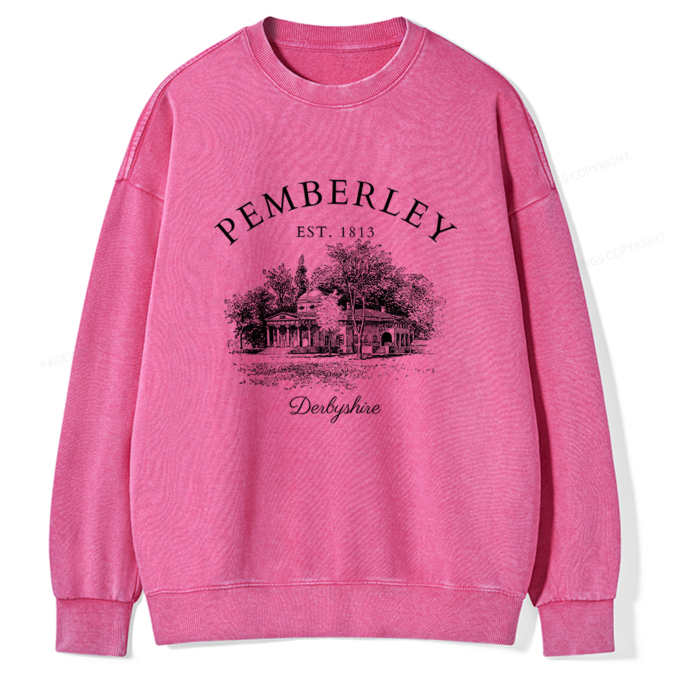 Pagewings Pemberley Unisex Washed Sweatshirt