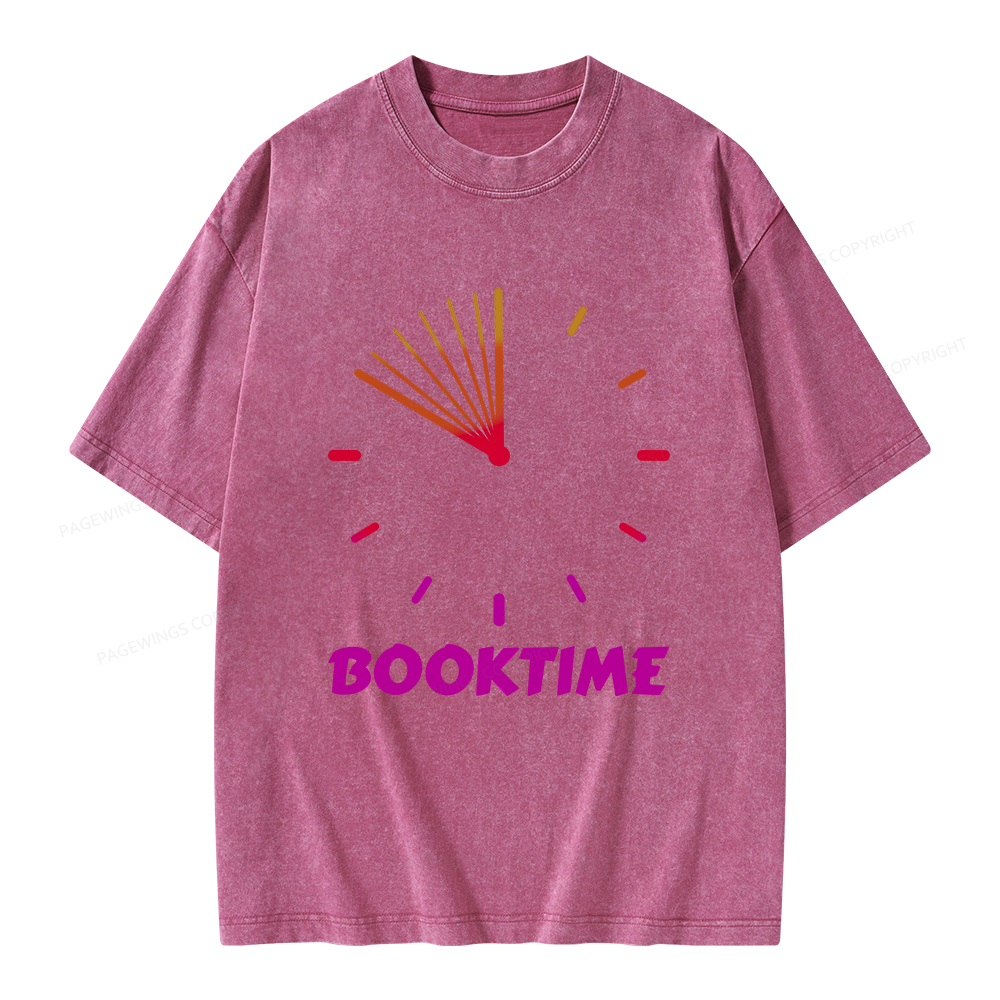 Pagewings Booktime Unisex Washed T-shirt