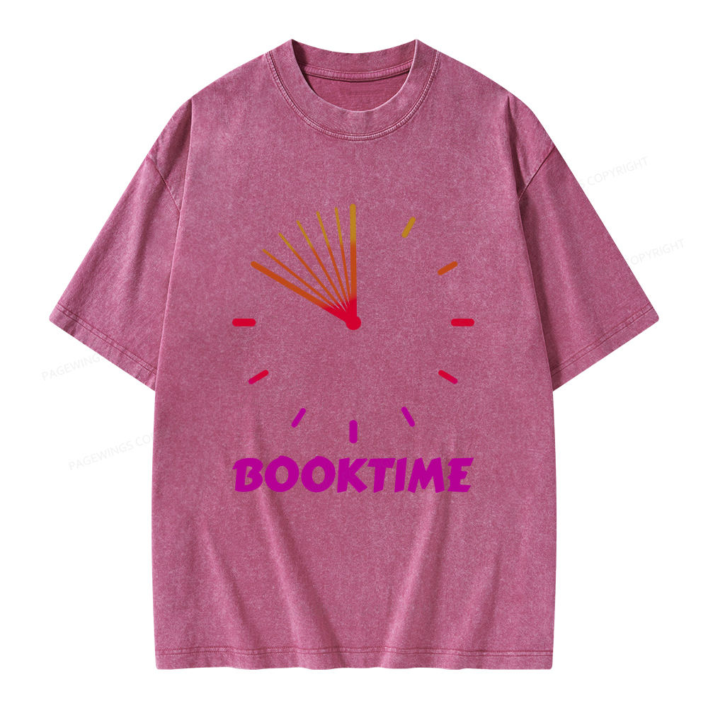 Pagewings Booktime Unisex Washed T-shirt