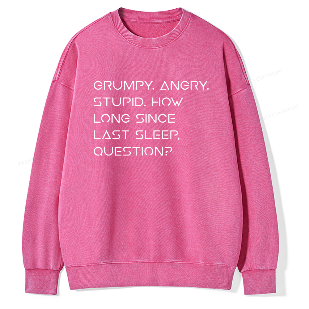 Pagewings Sci-Fi Lover Unisex Washed Sweatshirt