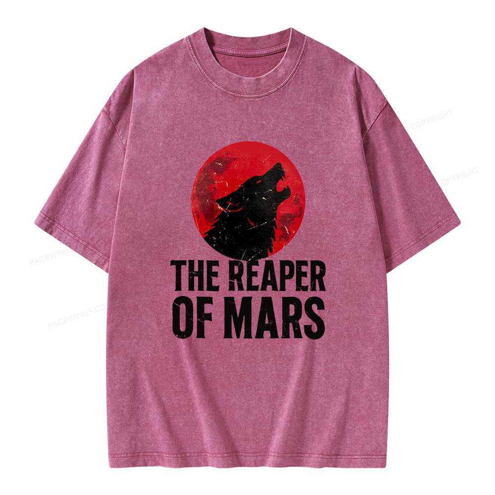 Pagewings The Reaper of Mars Unisex Washed T-shirt