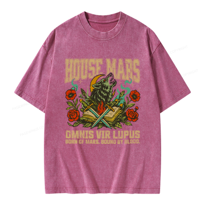 Pagewings House Mars Unisex Washed T-shirt