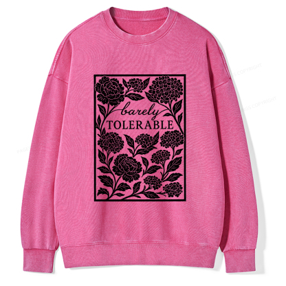 Pagewings Barley Tolerable Unisex Washed Sweatshirt