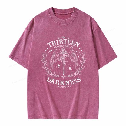 Pagewings The Thirteen Throne Of Glass Unisex Washed T-shirt