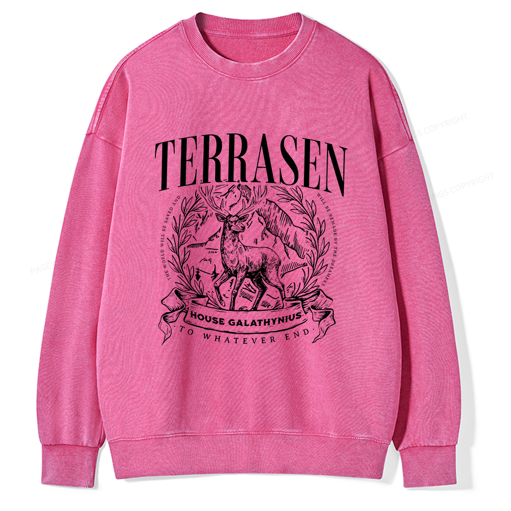 Pagewings Terrasen Unisex Washed Sweatshirt