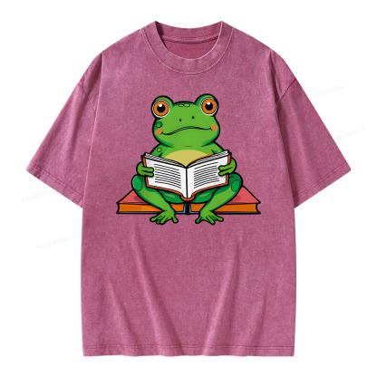 Pagewings reading book T-Shirts Unisex Washed T-shirt