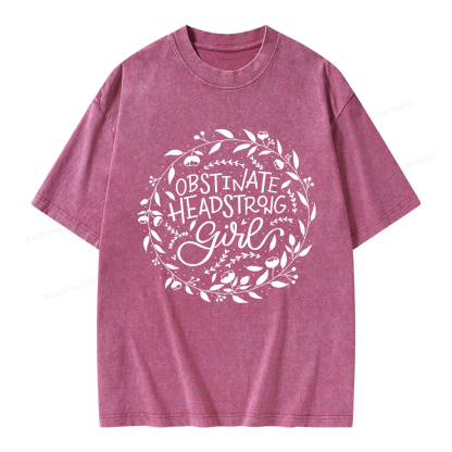 Pagewings Obstinate Unisex Washed T-shirt
