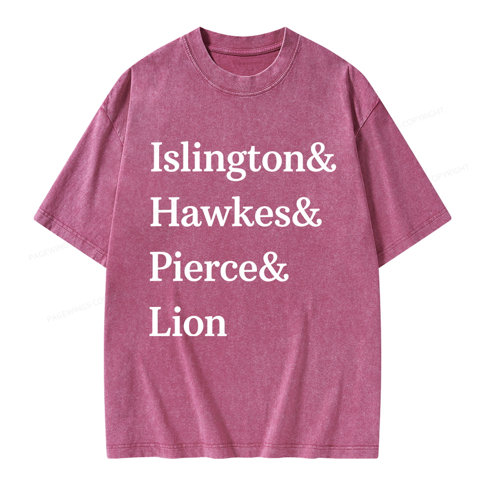 Pagewings Bookish Fan Unisex Washed T-shirt