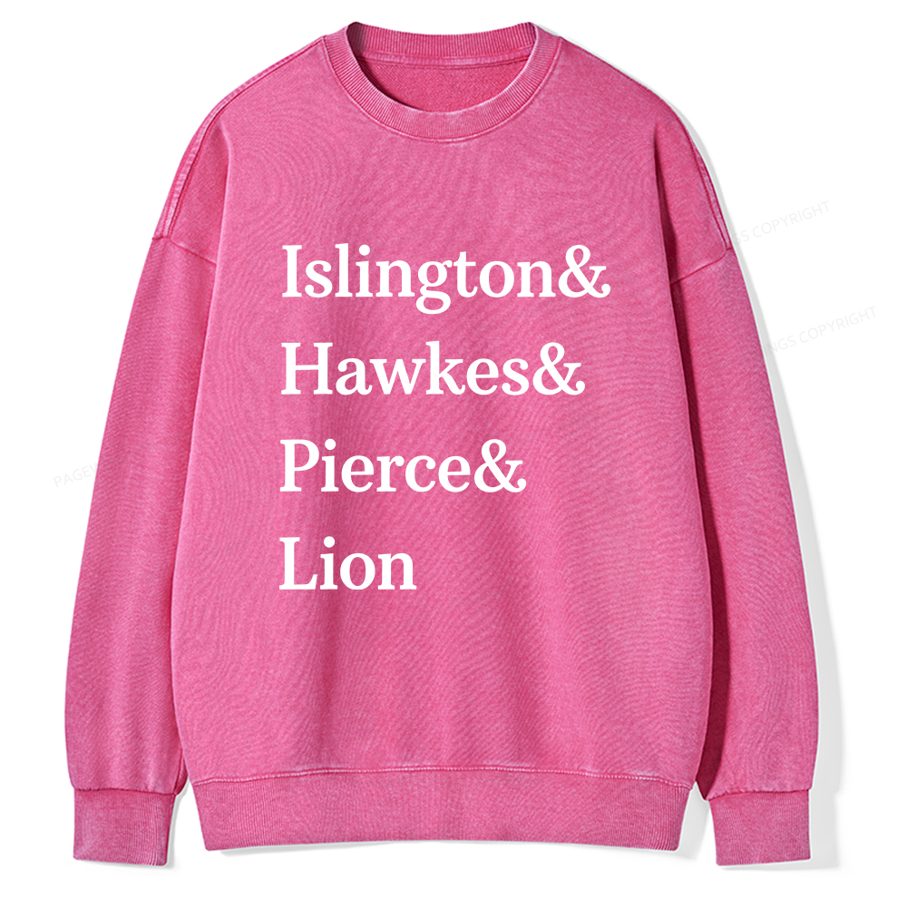 Pagewings Bookish Fan Unisex Washed Sweatshirt