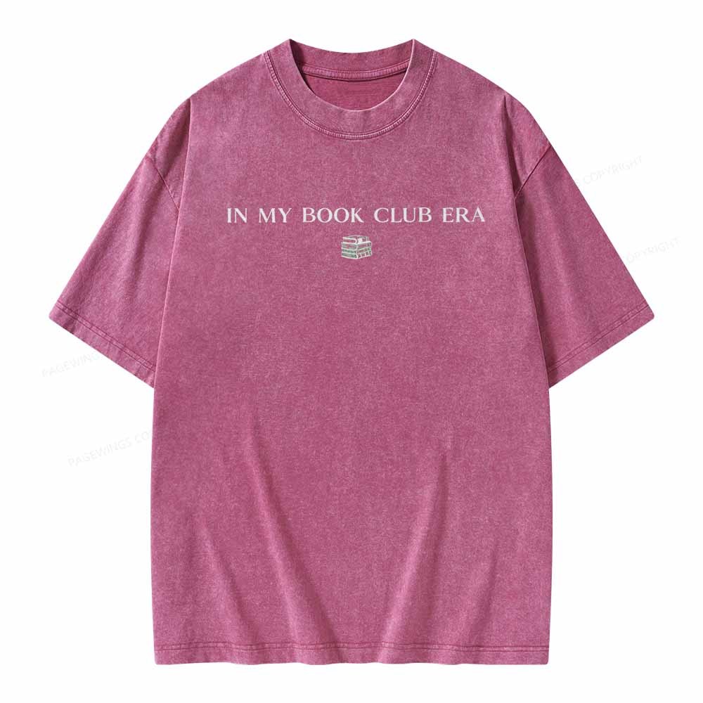 Pagewings Book Club Comfort Colors T-shirt Unisex Washed T-shirt