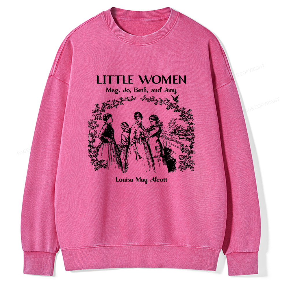 Pagewings Book Lover Unisex Washed Sweatshirt