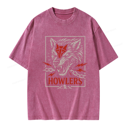 Pagewings Howlers Unisex Washed T-shirt