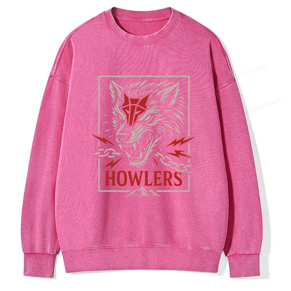 Pagewings Howlers Unisex Washed Sweatshirt
