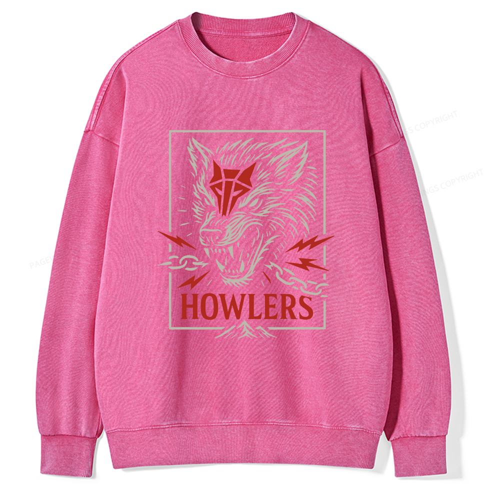 Pagewings Howlers Unisex Washed Sweatshirt