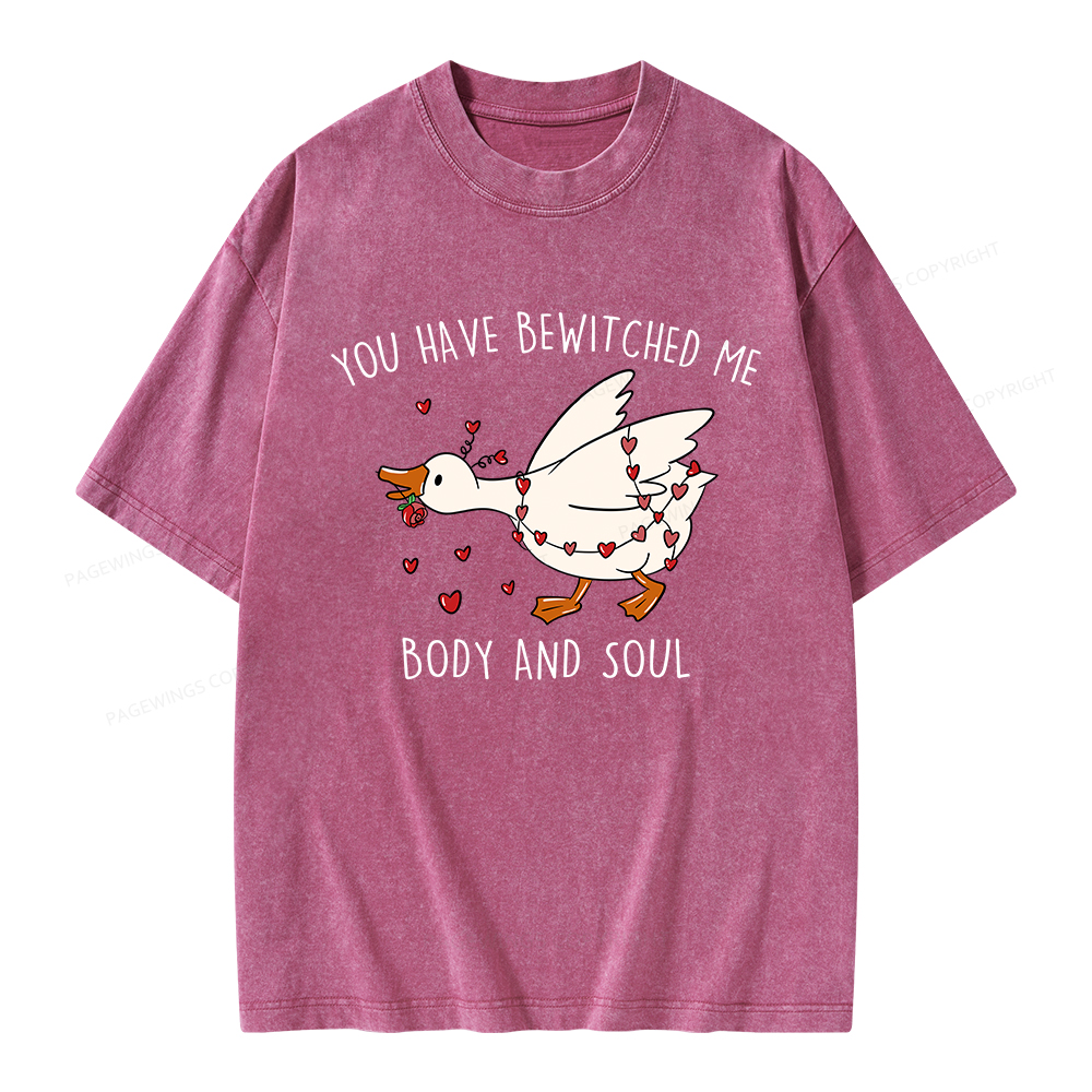 Pagewings You Have Bewitched Me Body And Soul Unisex Washed T-shirt