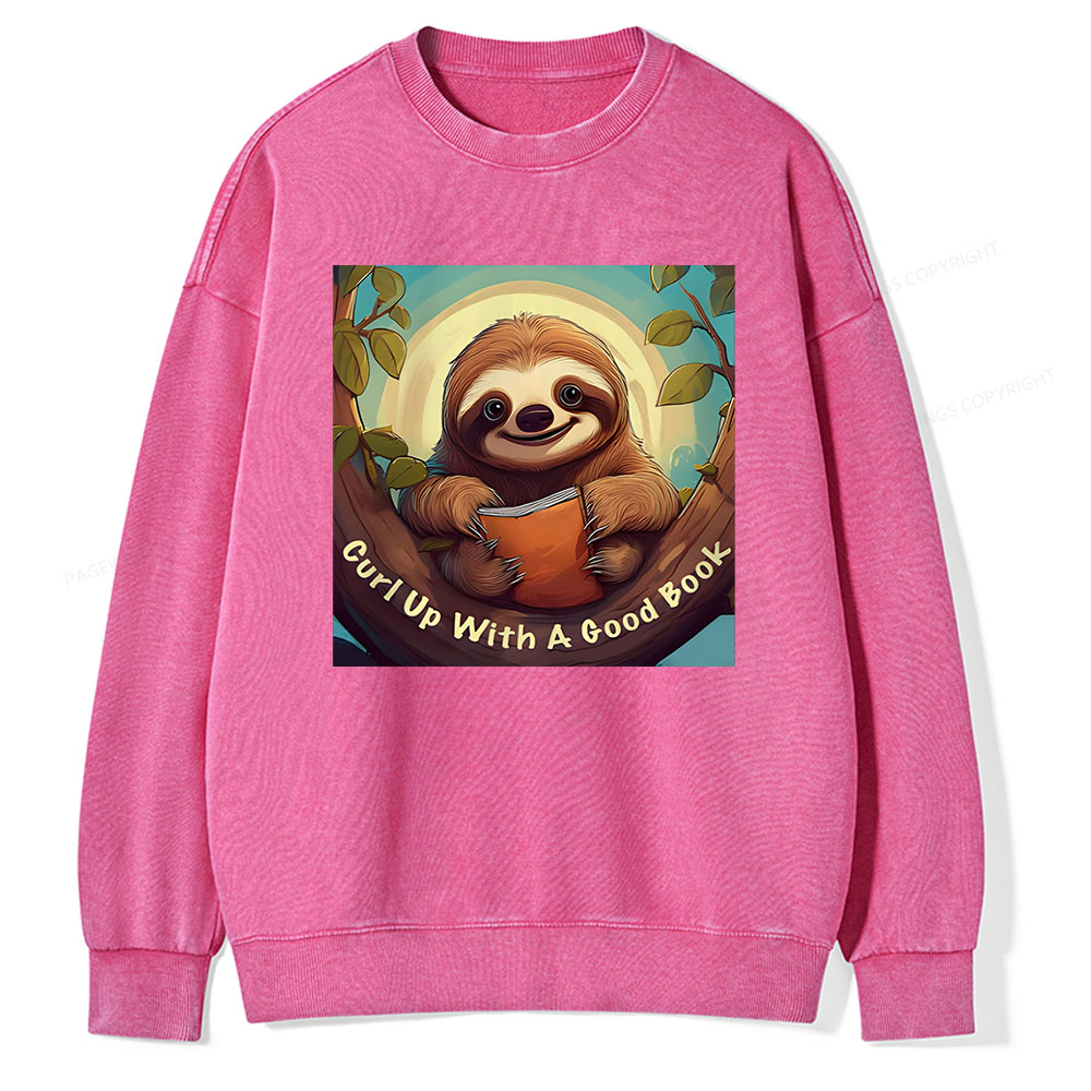 Pagewings Book love T-Shirts Unisex Washed Sweatshirt