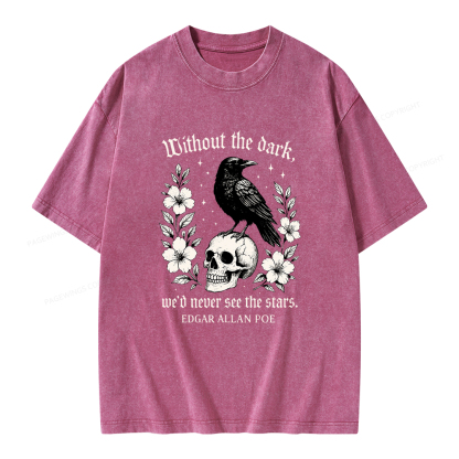 Pagewings Without The Dark Unisex Washed T-shirt