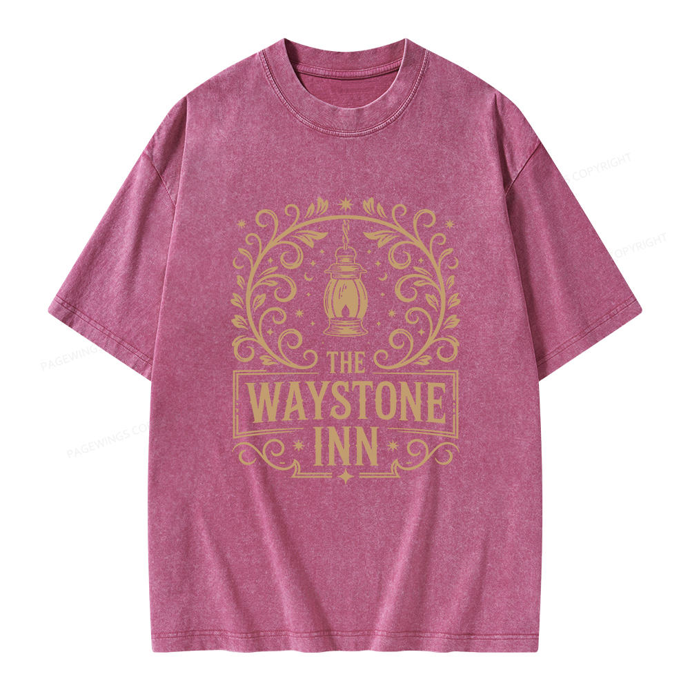Pagewings The Waystone Inn Unisex Washed T-shirt