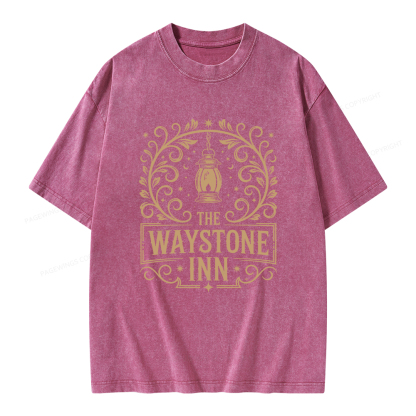 Pagewings The Waystone Inn Unisex Washed T-shirt