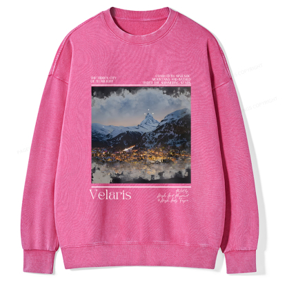 Pagewings Velaris Unisex Washed Sweatshirt