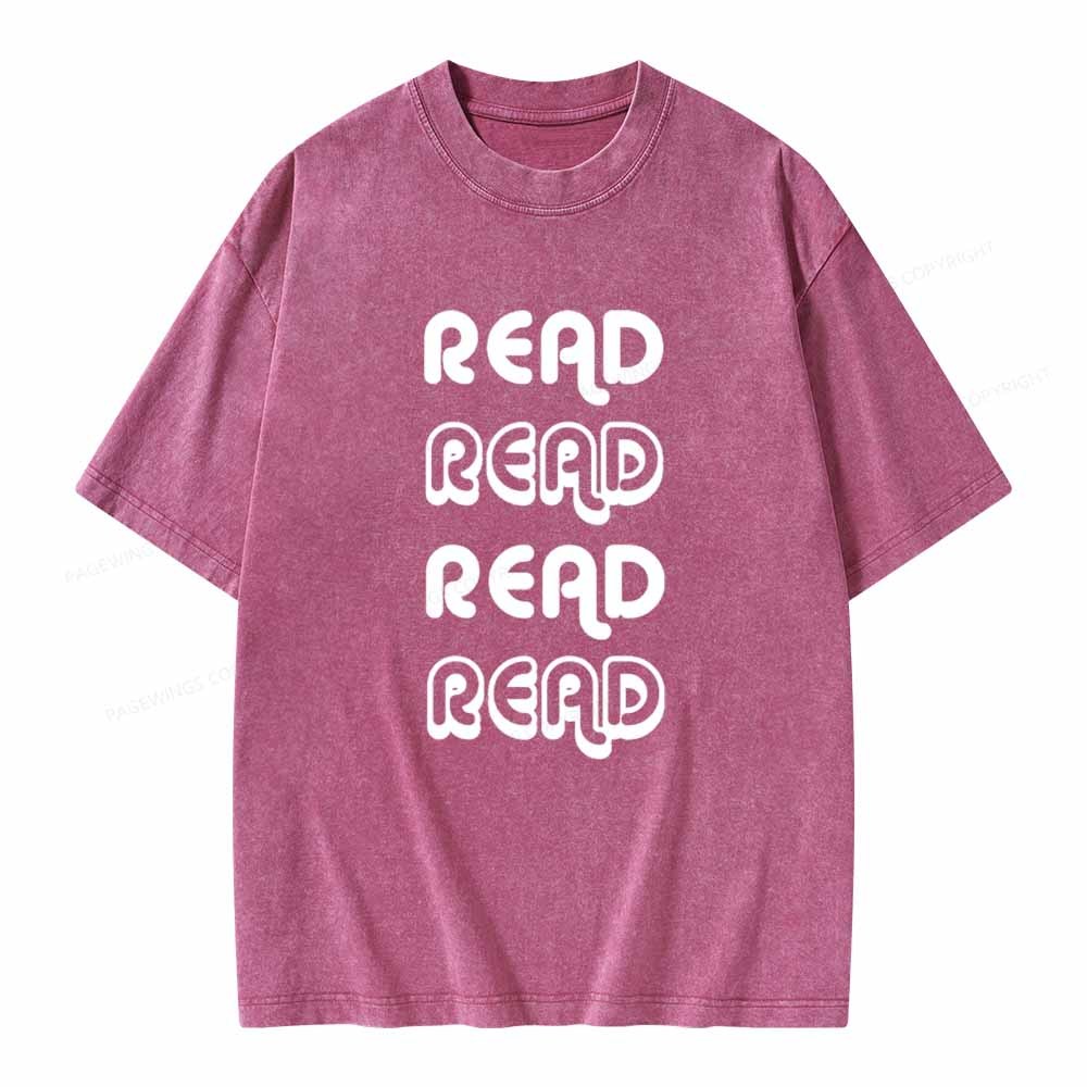 Pagewings The Read Unisex Tee Unisex Washed T-shirt