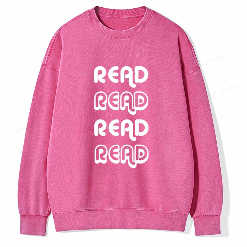 Pagewings The Read Unisex Tee Unisex Washed Sweatshirt