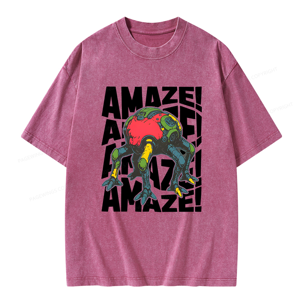 Pagewings Amaze Unisex Washed T-shirt