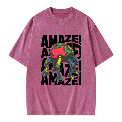Pagewings Amaze Unisex Washed T-shirt