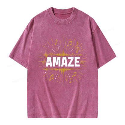 Pagewings Amaze Unisex Washed T-shirt