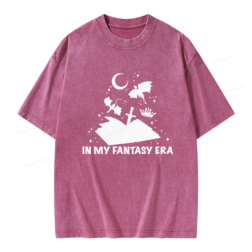 Pagewings In My Fantasy Era Unisex Washed T-shirt