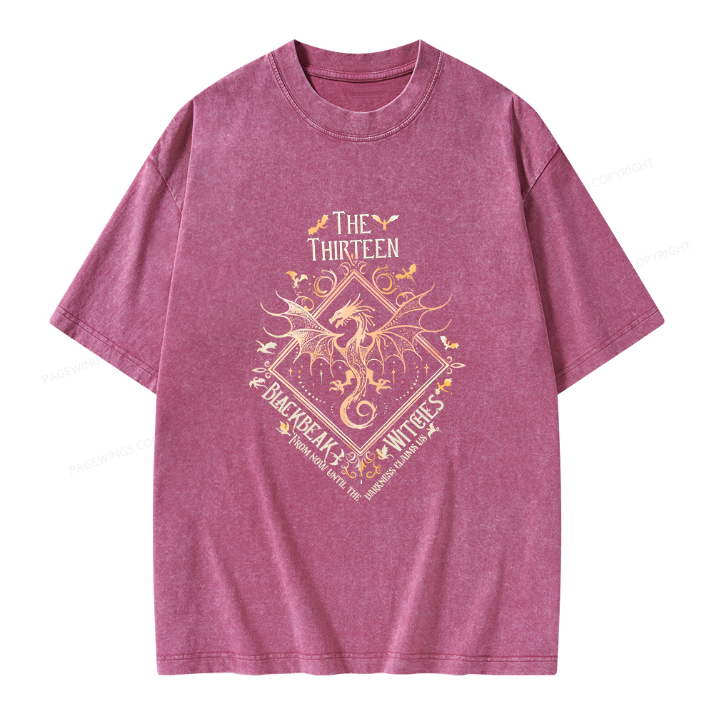 Pagewings The Thirteen Unisex Washed T-shirt