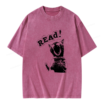Pagewings Read Unisex Washed T-shirt
