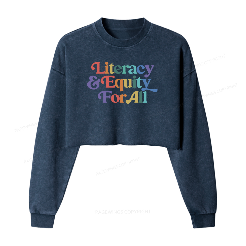 Pagewings Literacy & Equity For All Shirt Sweatshirt