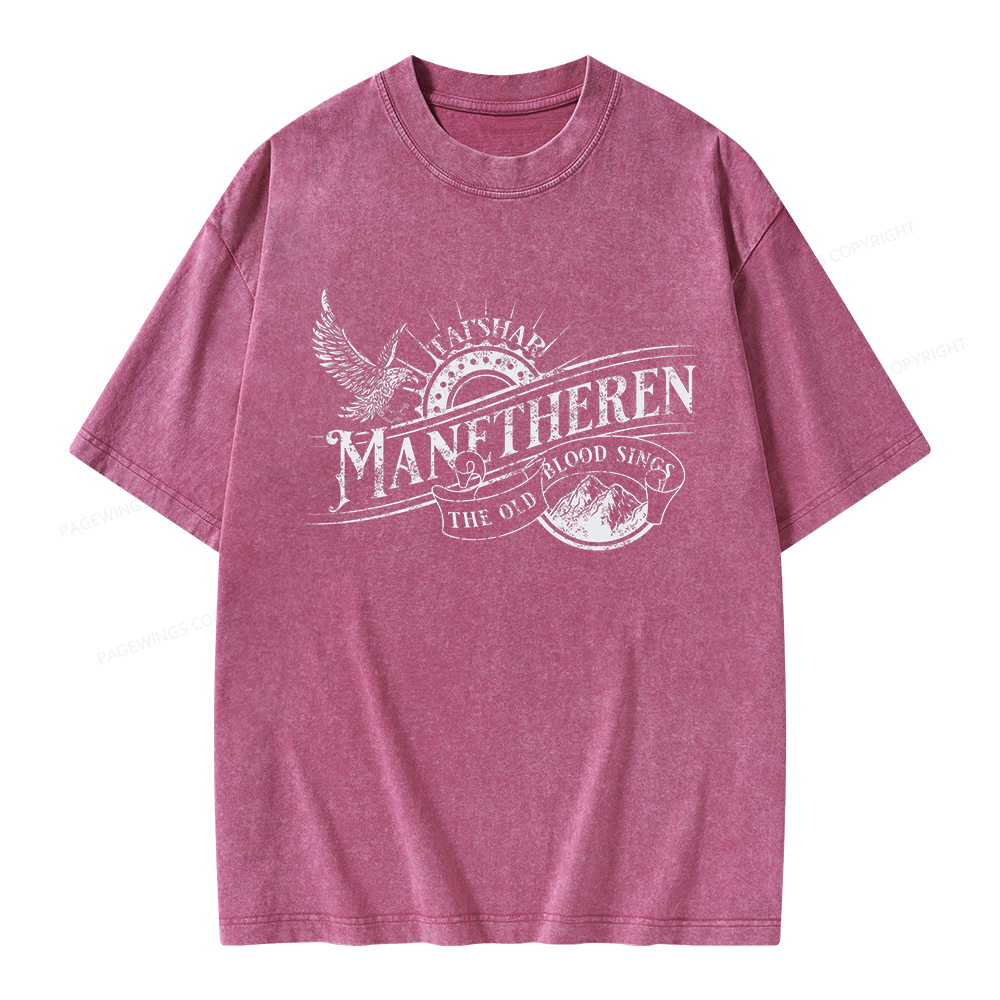Pagewings Manetheren Unisex Washed T-shirt