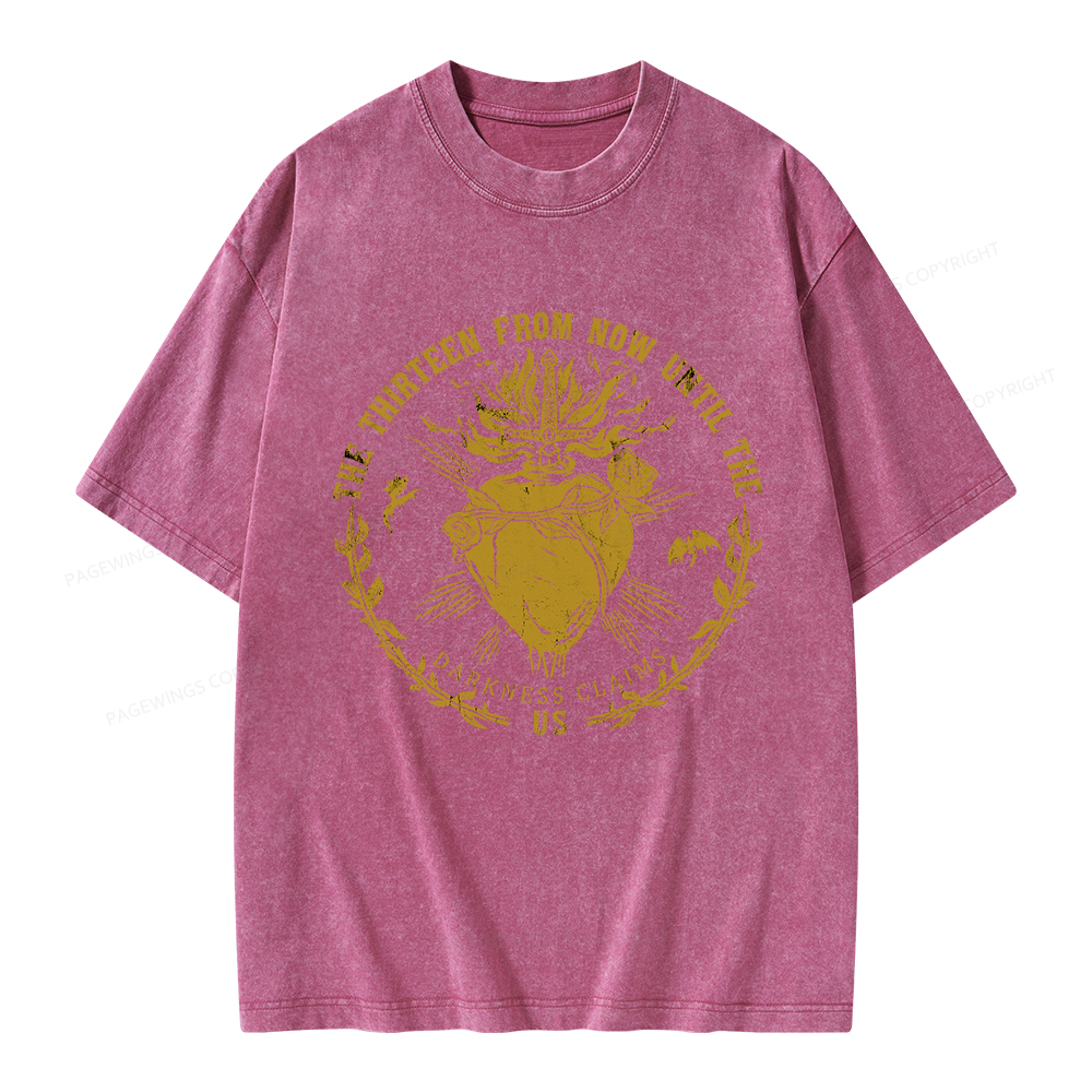 Pagewings The Thirteen Unisex Washed T-shirt