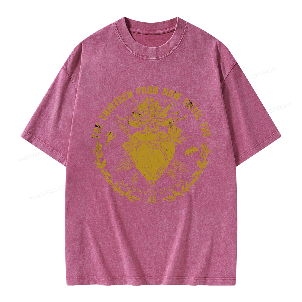 Pagewings The Thirteen Unisex Washed T-shirt