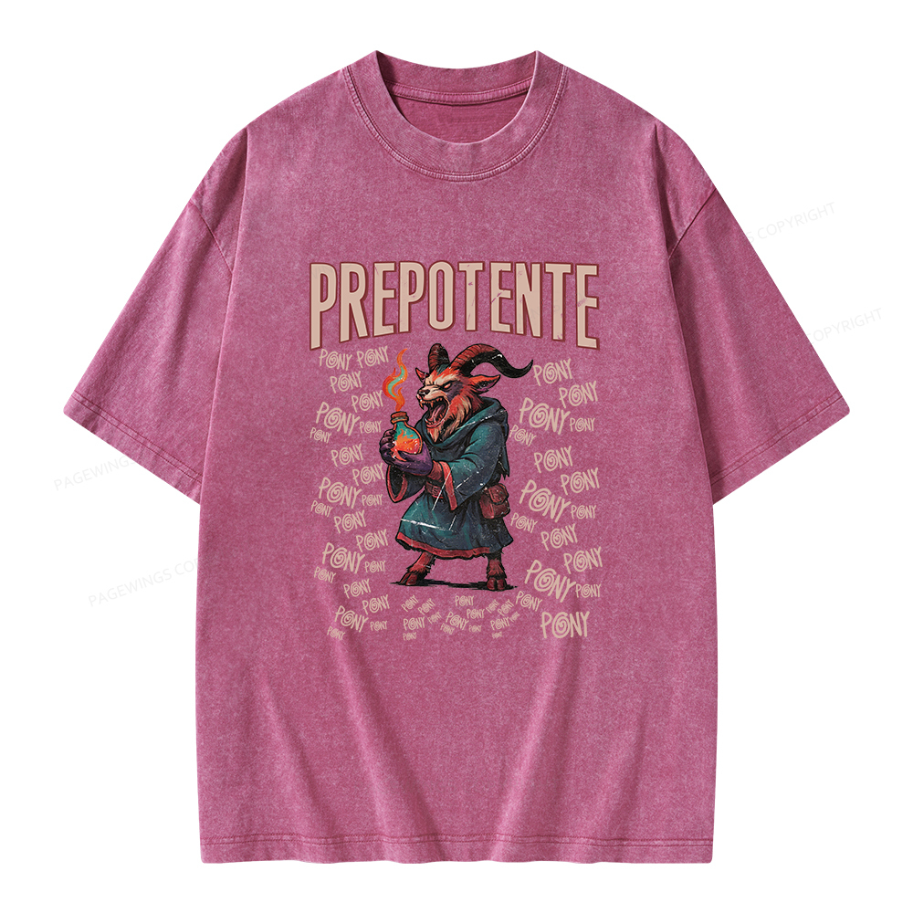 Pagewings Prepotente Unisex Washed T-shirt