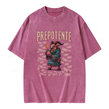 Pagewings Prepotente Unisex Washed T-shirt