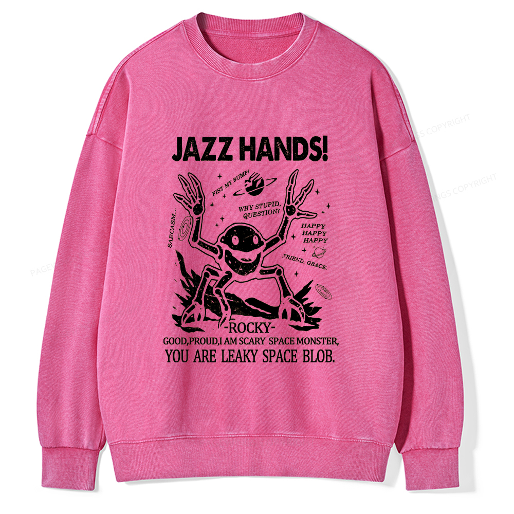 Pagewings You Sleep I Watch Unisex Washed Sweatshirt