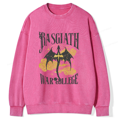 Pagewings Rasgiath Warcollege Unisex Washed Sweatshirt