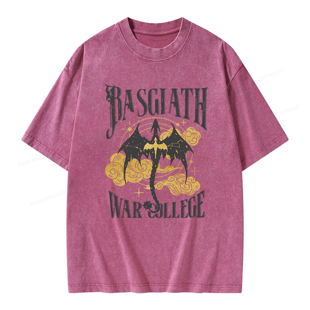 Pagewings Rasgiath Warcollege Unisex Washed T-shirt