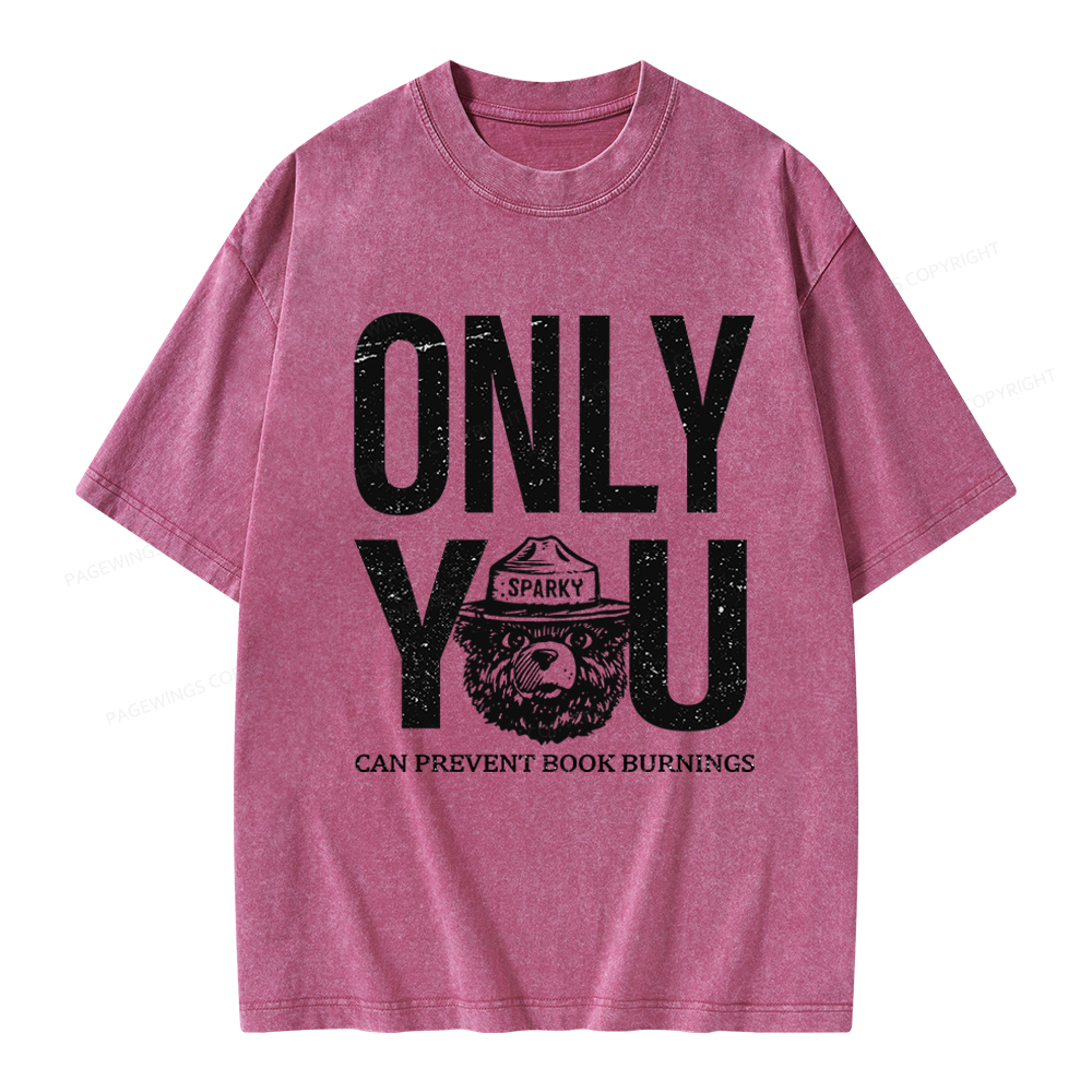 Pagewings Only You Unisex Washed T-shirt