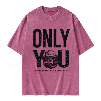 Pagewings Only You Unisex Washed T-shirt