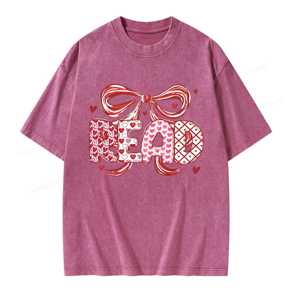 Pagewings Read Unisex Washed T-shirt