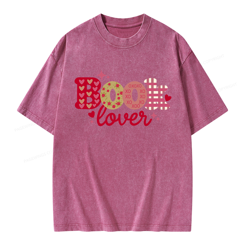 Pagewings Book Lover Unisex Washed T-shirt