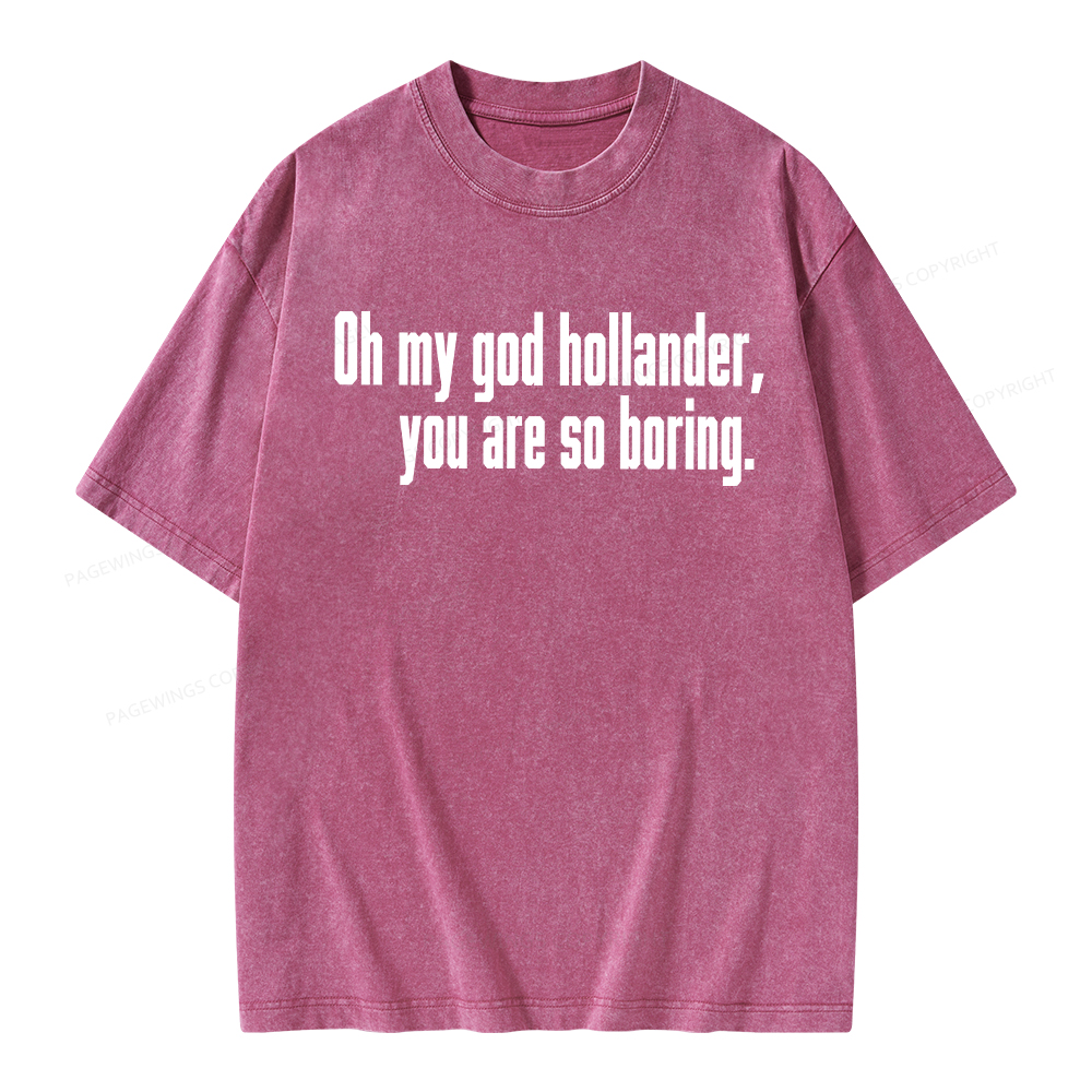 Pagewings So Boring Unisex Washed T-shirt