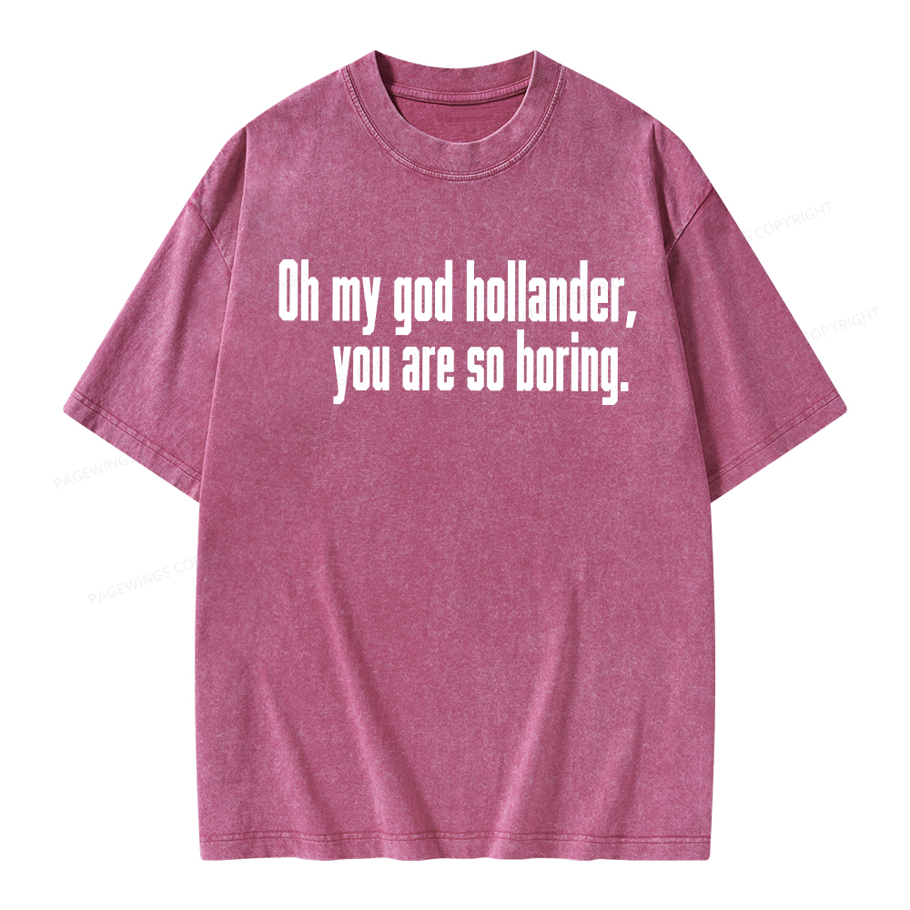 Pagewings So Boring Unisex Washed T-shirt